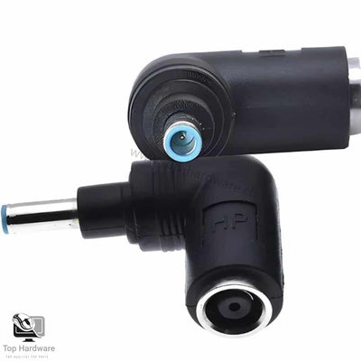 DC Power / Adapter / 90 Grad / 7,4 x 5,0 mm Buchse auf 4,5 x 3,0 mm
