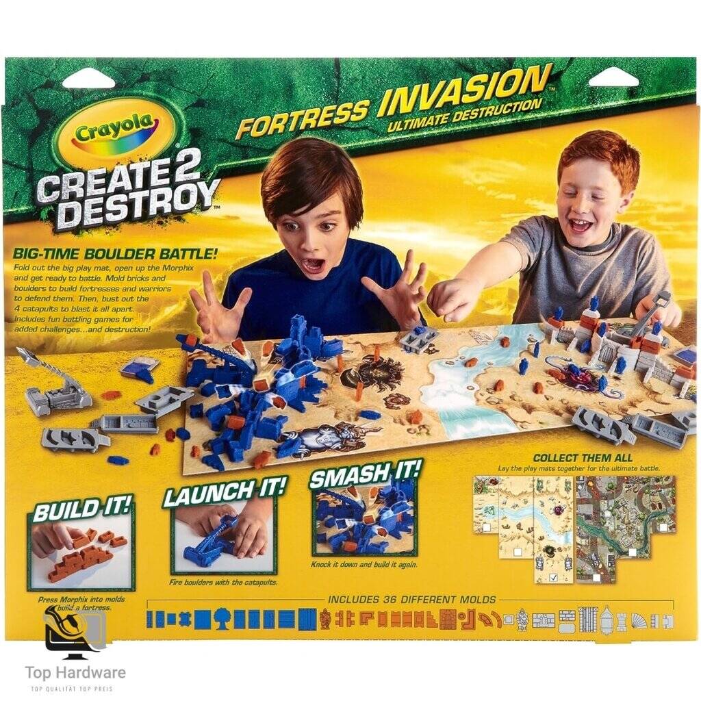Crayola Create 2 Destroy Fortress Invasion Spielset