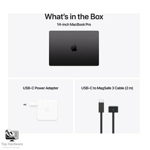 Apple MacBook Pro 14" M4 Pro (2024) . 12C CPU, 16C GPU, 24GB, 512GB, Herstellergarantie bis 06.2027