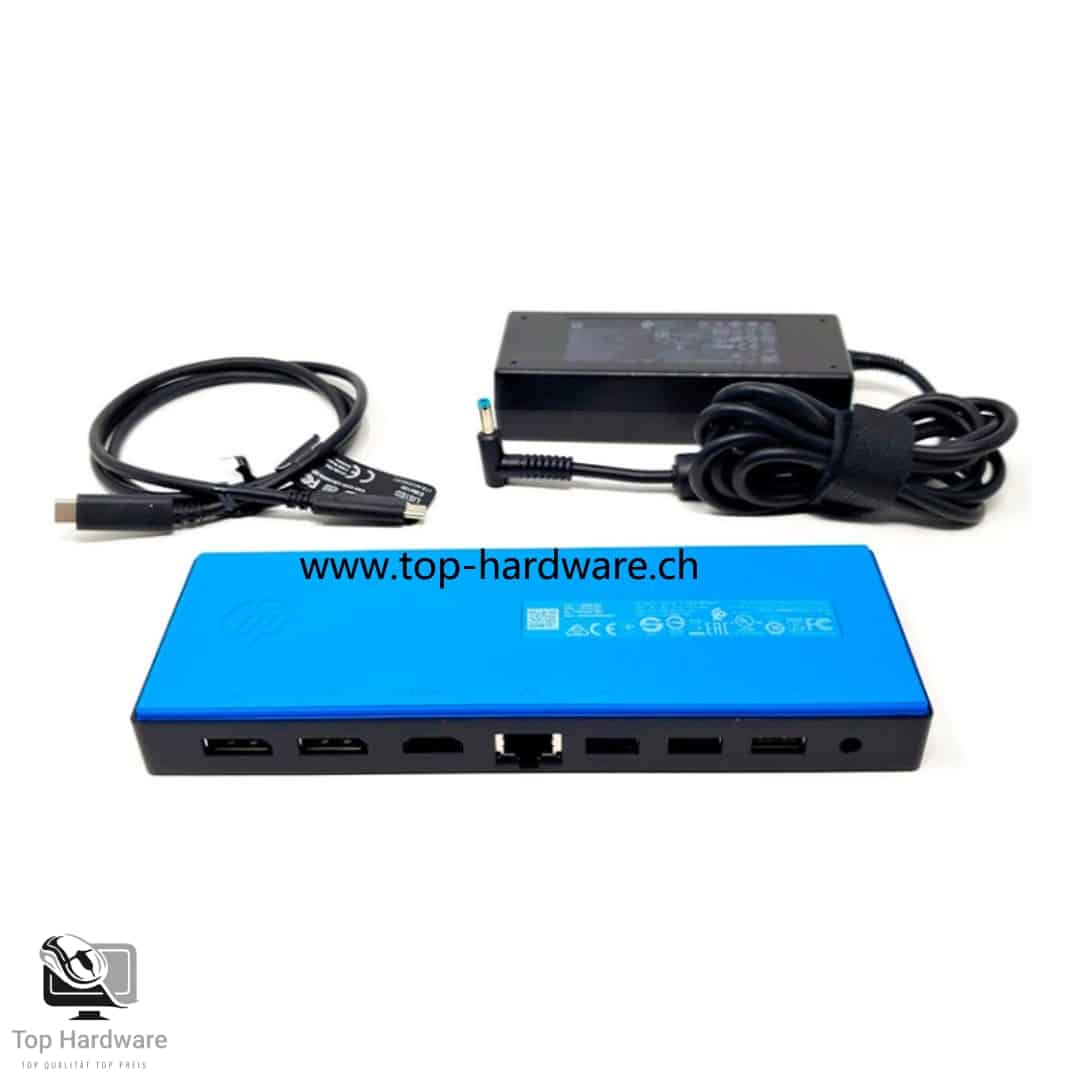 HP Elite USB-C G3 Dockingstation inkl. 90W Netzteil