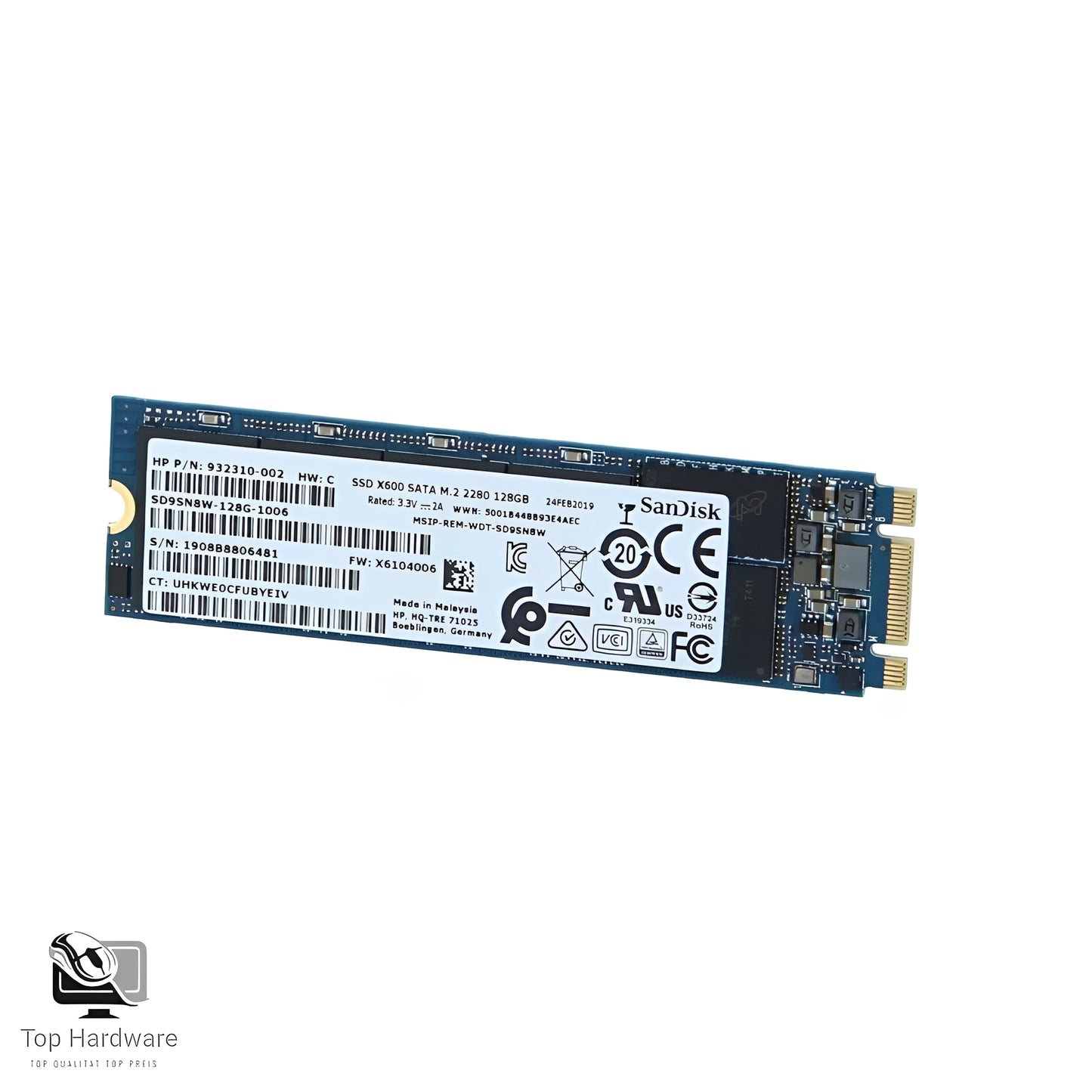 SanDisk X600 SATA M.2 2280 128GB