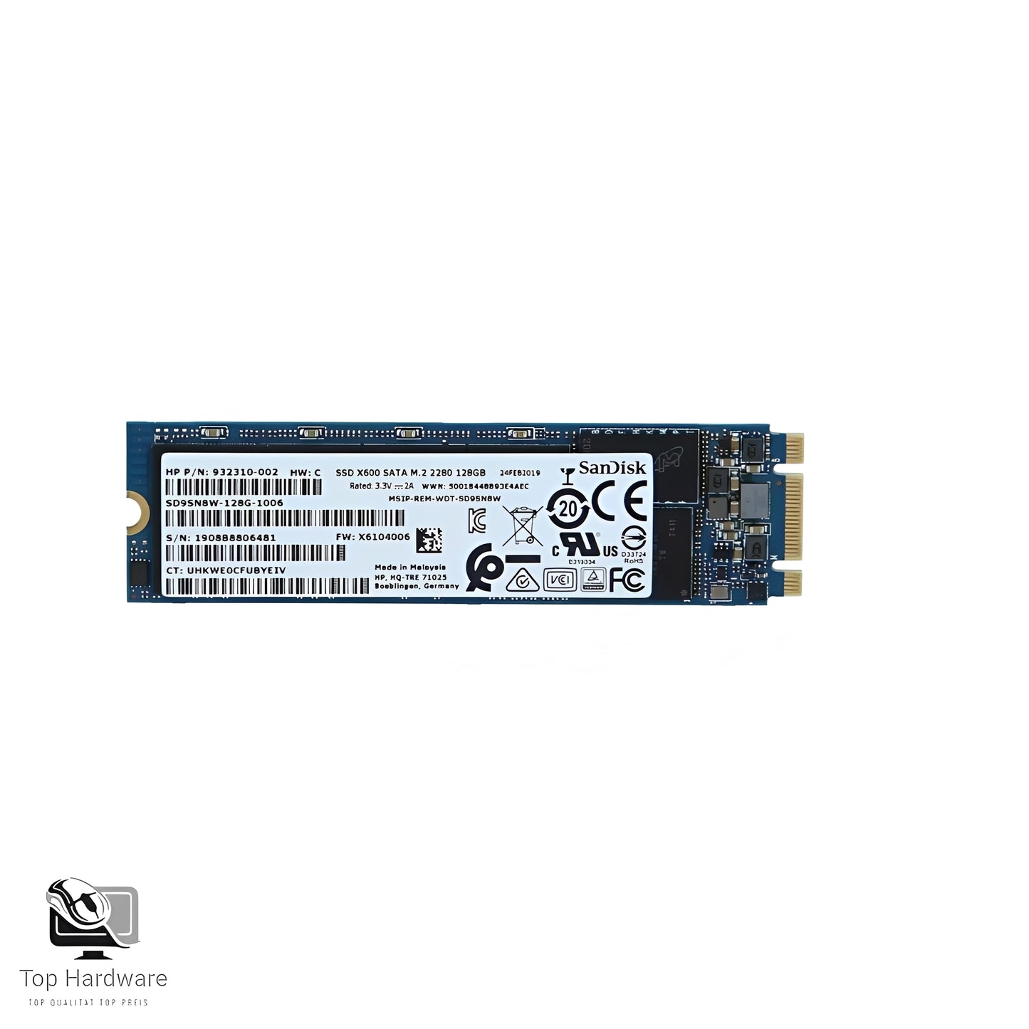 SanDisk X600 SATA M.2 2280 128GB