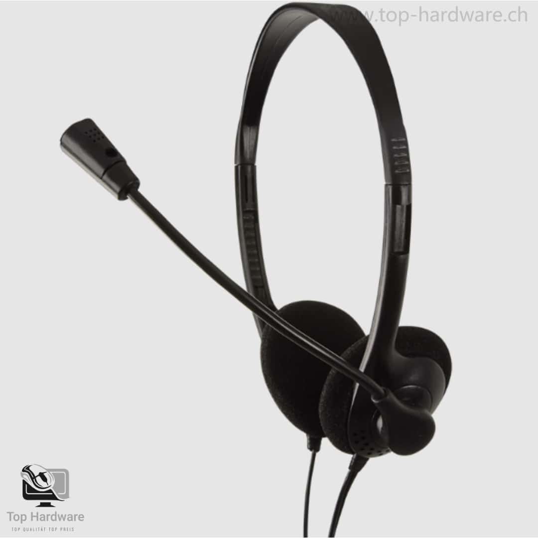 LogiLink Stereo Headset . Kabelgebunden mit Mikrofon