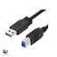 HP High-Speed USB 3.0 Kabel . 1.8 Meter . Typ AB . Schwarz
