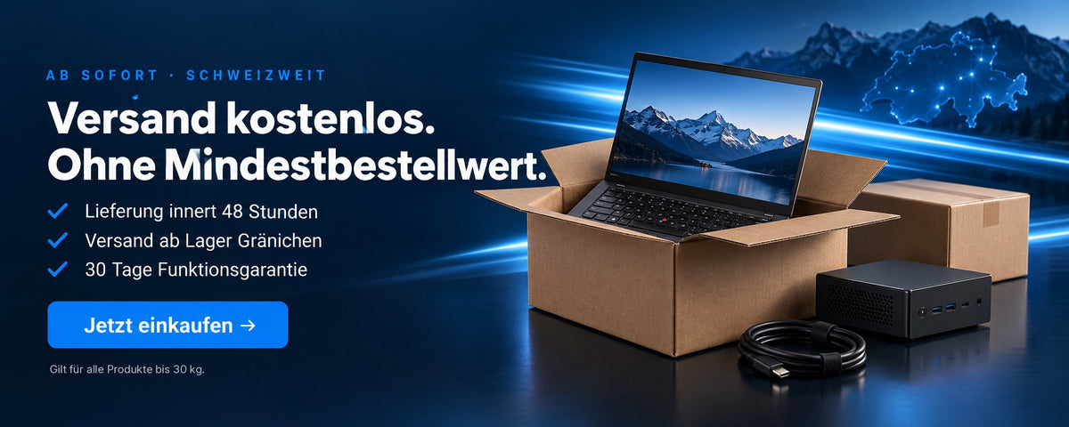 Versand kostenlos ohne Mindestbestellwert bei Top-Hardware, Lieferung innert 48 Stunden, gilt für alle Produkte bis 30 kg